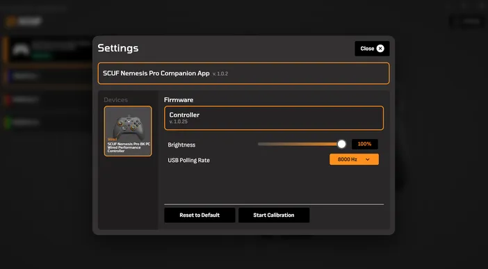 Settings QSG APP